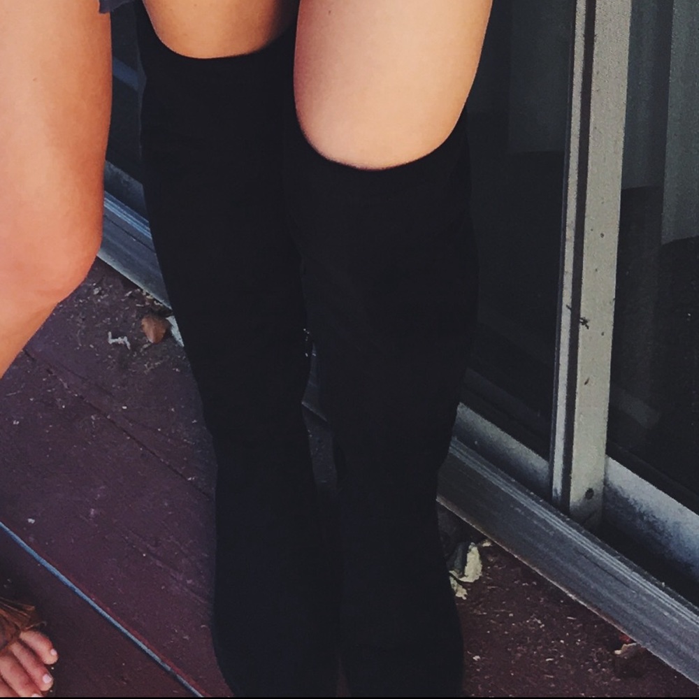 Black Over the Knee boots